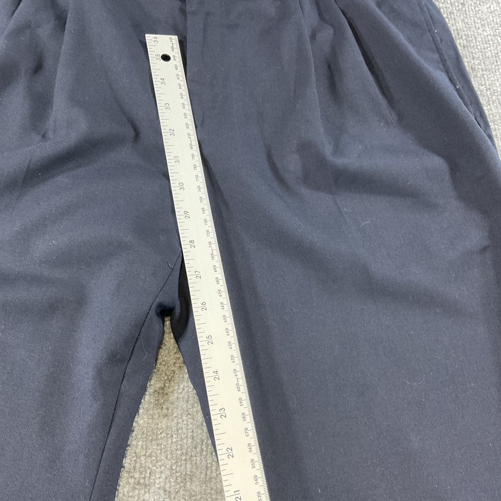 Lauren Ralph Lauren Dress Pants 36x30 Navy Pleated Cuffed Classic Fit Mens 36 30 - Picture 12 of 12